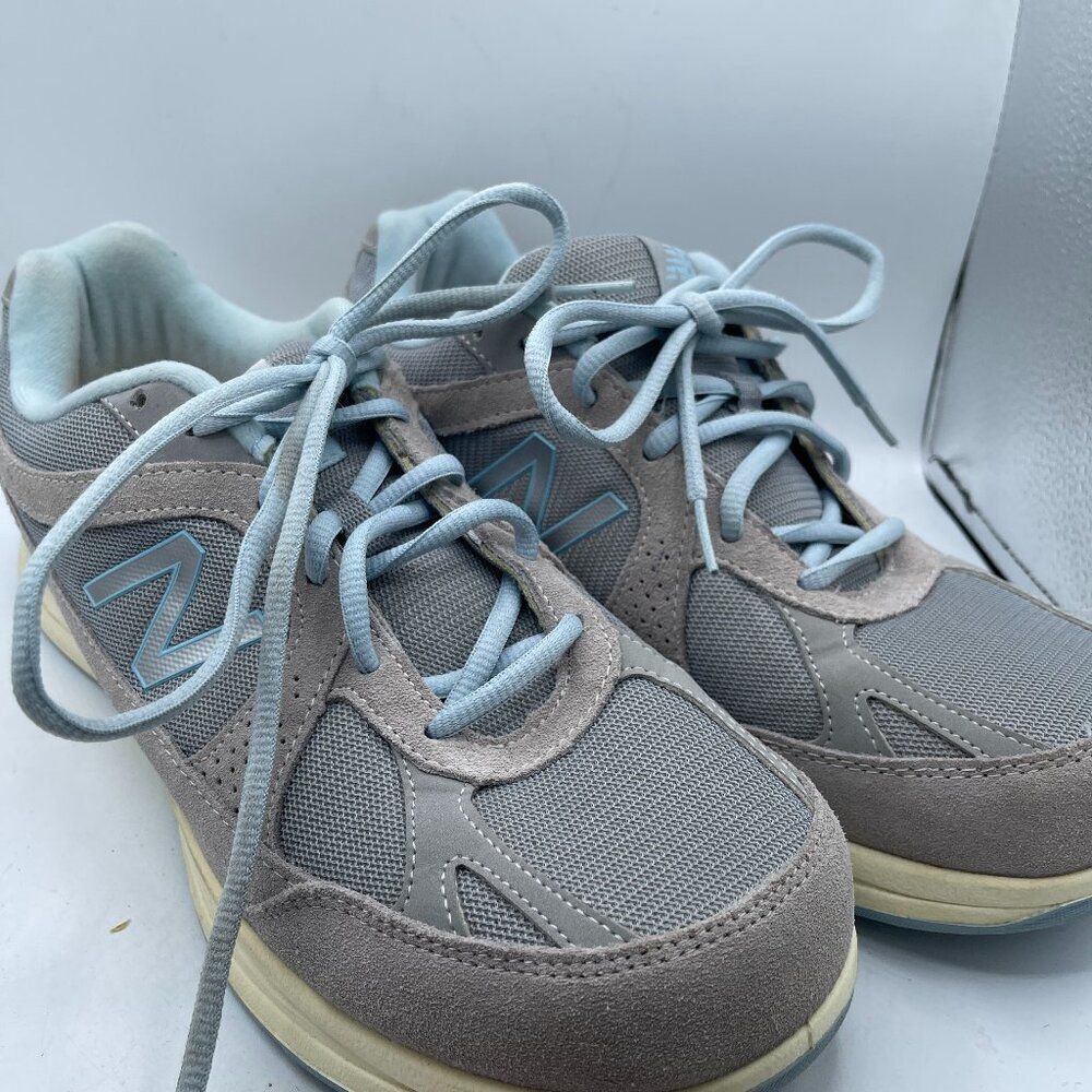 New Balance Abzorb Walking Shoes Womens 11 Light Blue Grey Sneakers